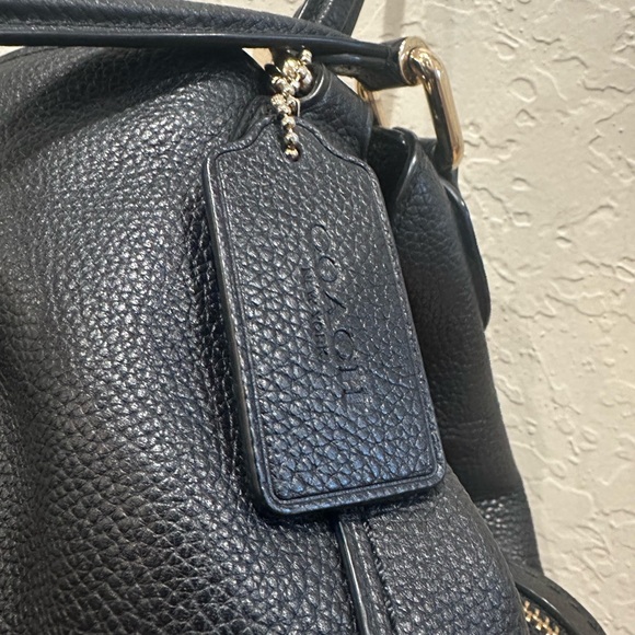 Coach Black Leather Shoulder Bag - Picture 4 of 13
